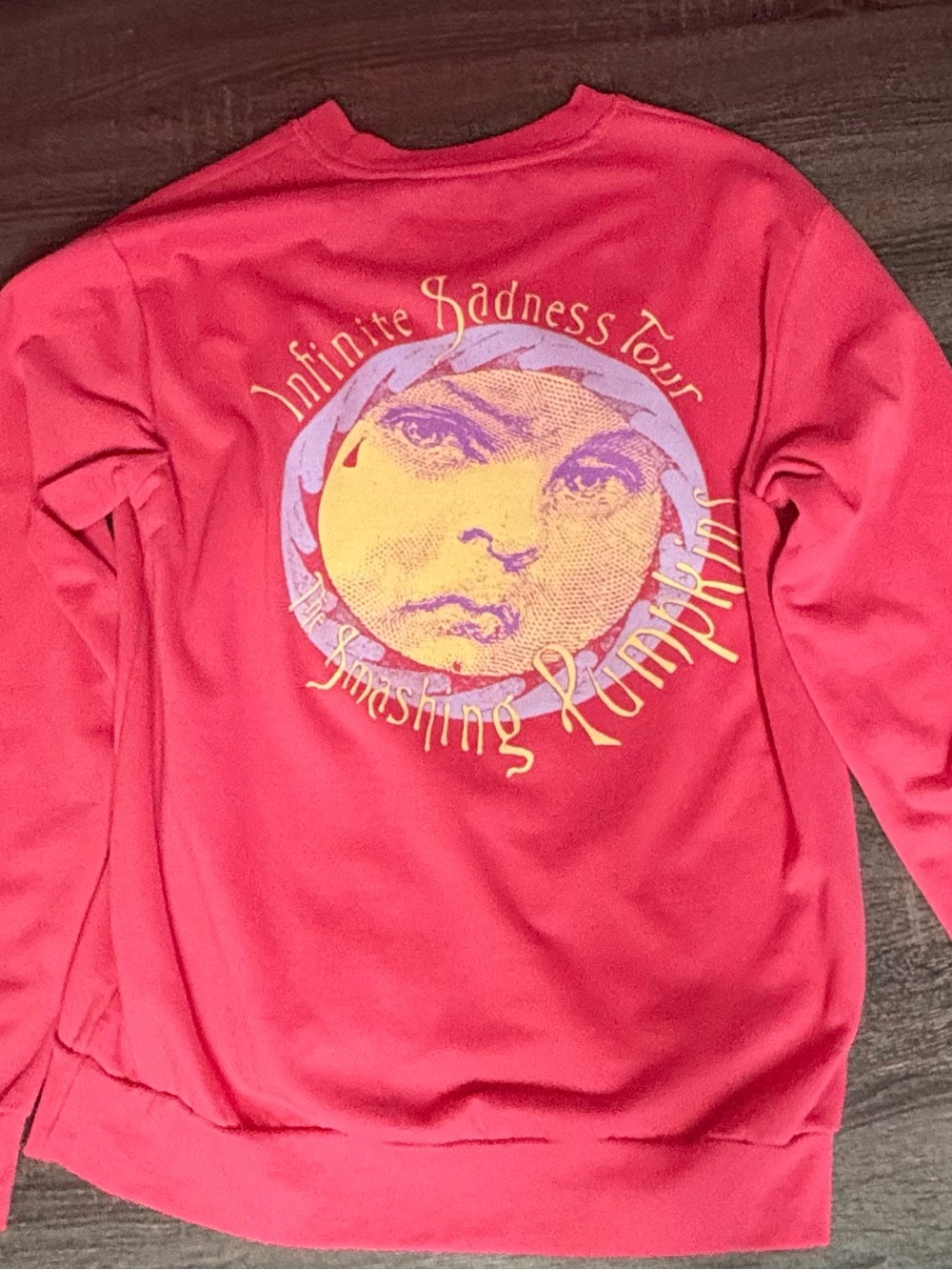 Coral Graphic Crewneck Sweatshirt